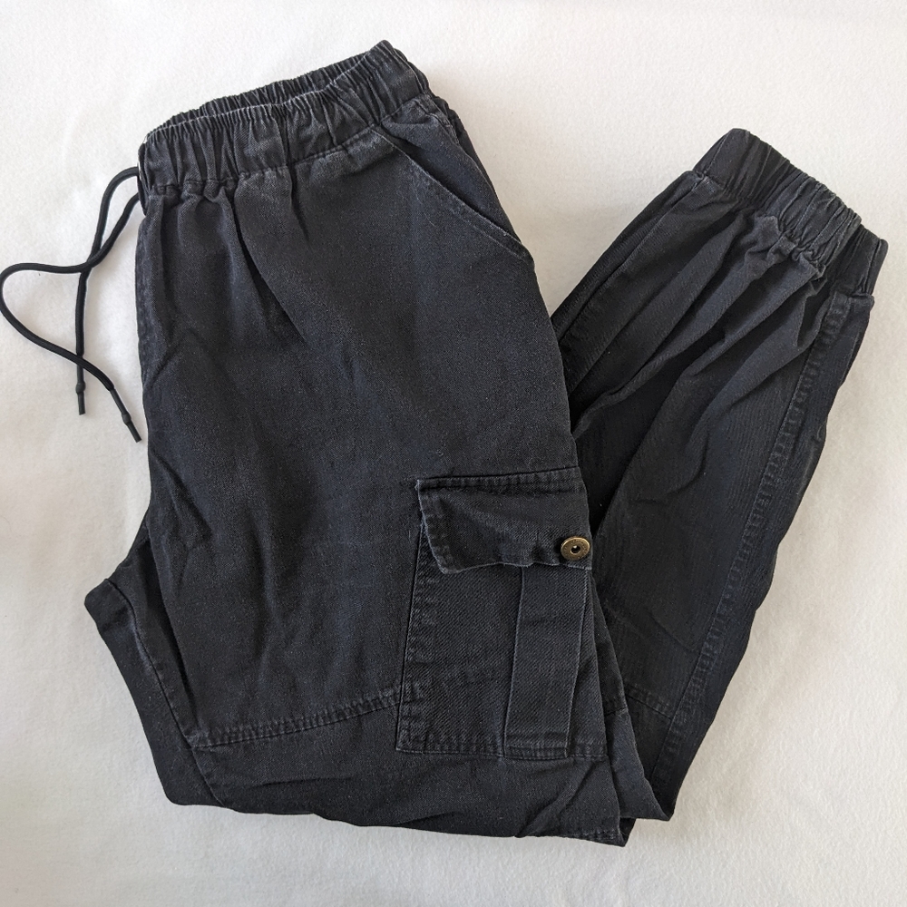 XX Black Distressed Lounge Pants